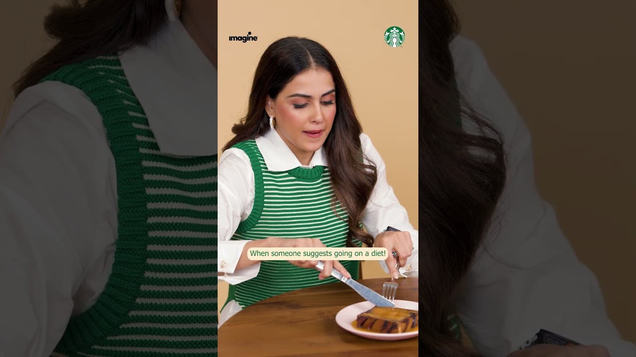 A Bite Worth Reacting To | Genelia Dsouza for Starbucks X Imagine Foods