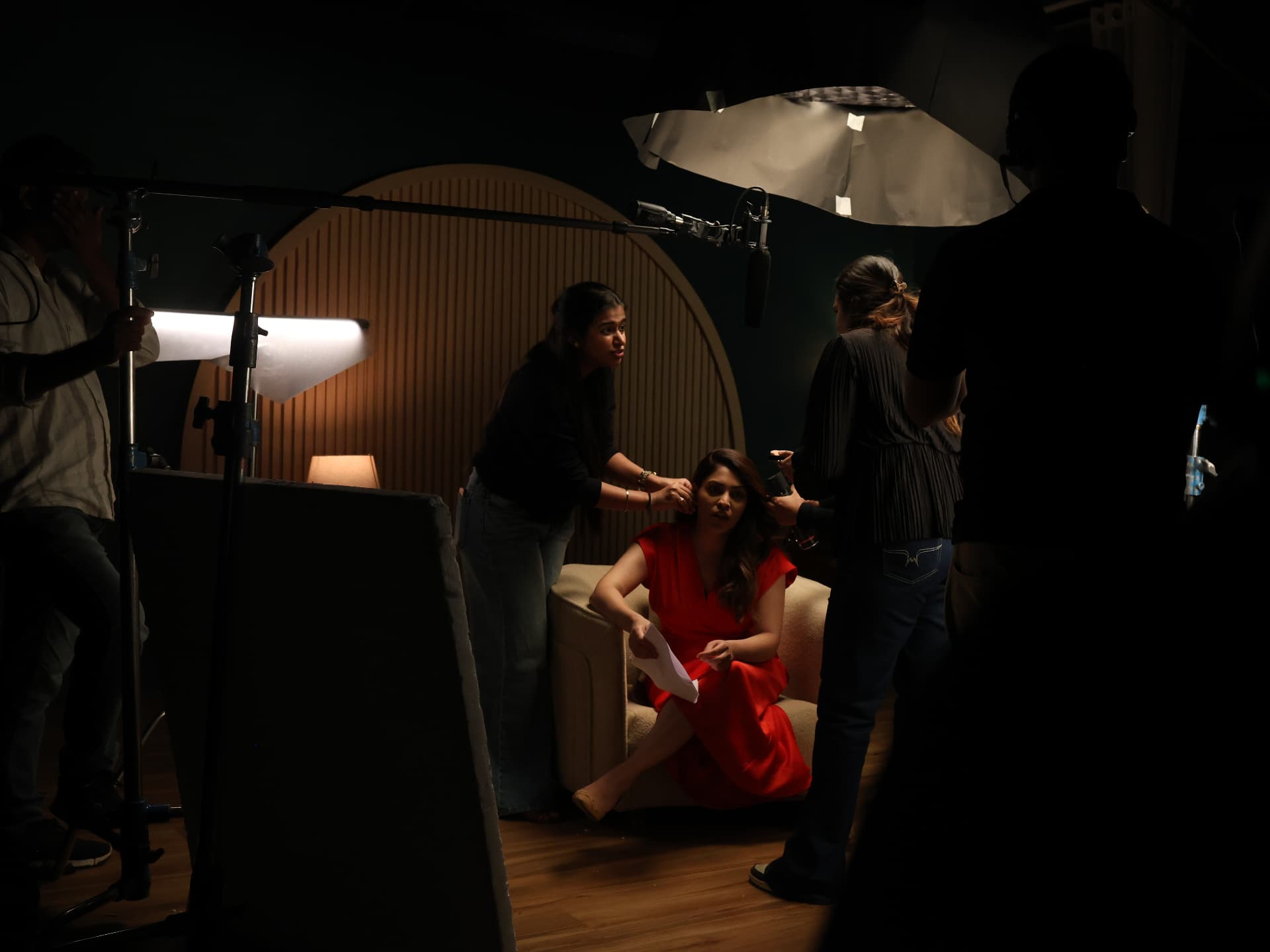 Behind the scenes of a commercial production at Odd Frame Media, Mumbai